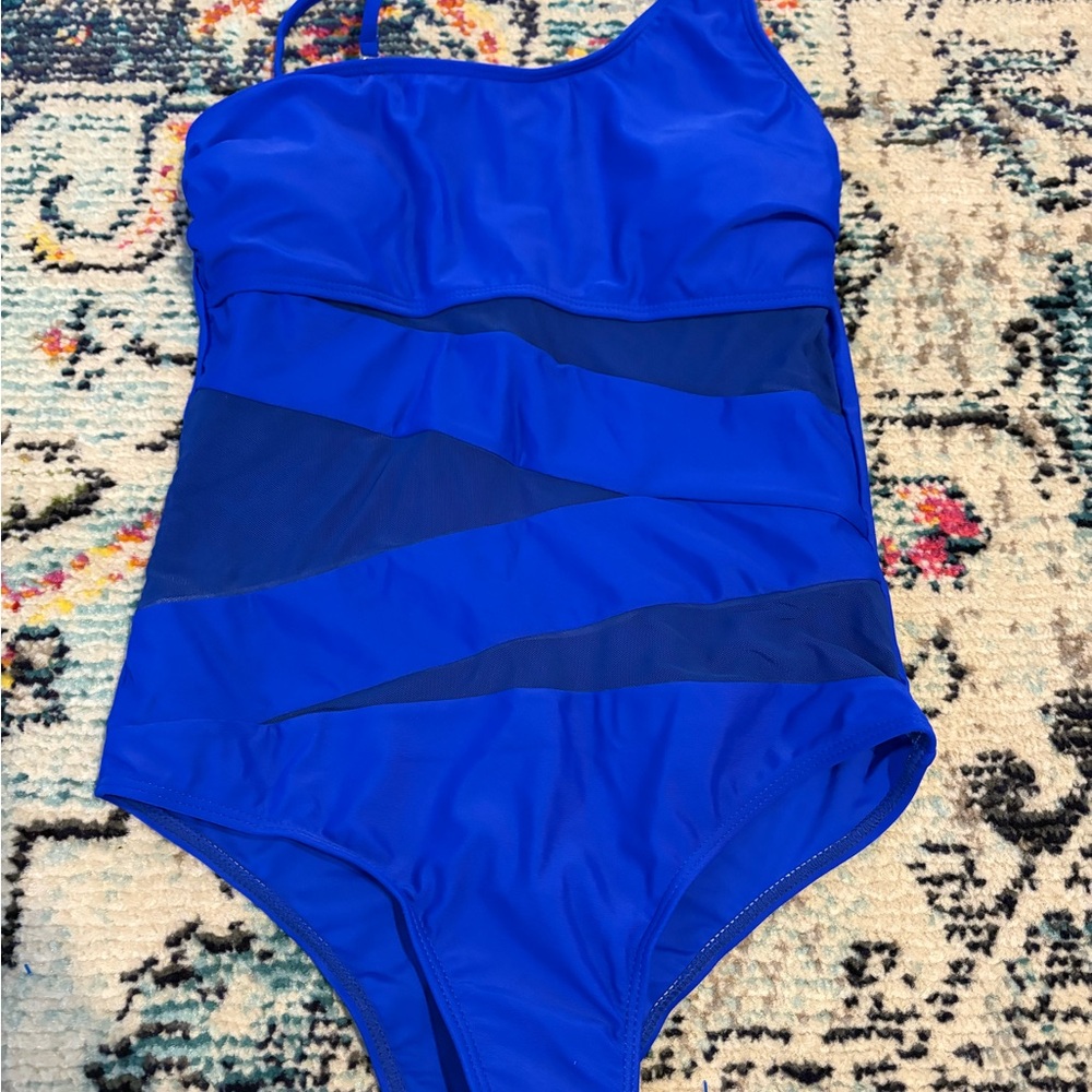 Blue Kids One Piece Swimsuit